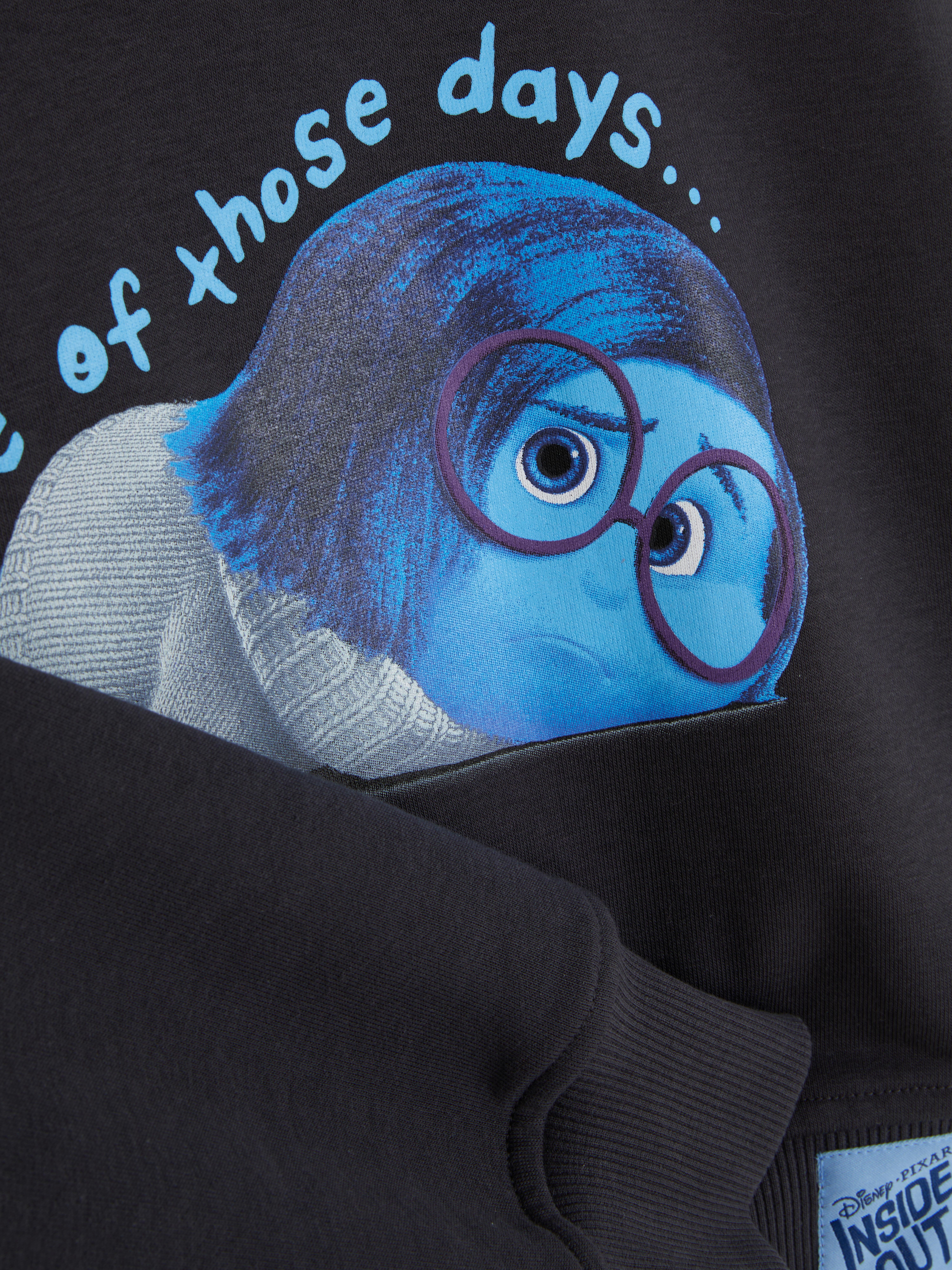 Sweatshirt mit Disney-Motiv „Alles steht Kopf“. Ein Sweatshirt mit gerippten Bündchen und Disney-Motiv „Sorrow“ auf der Vorderseite.