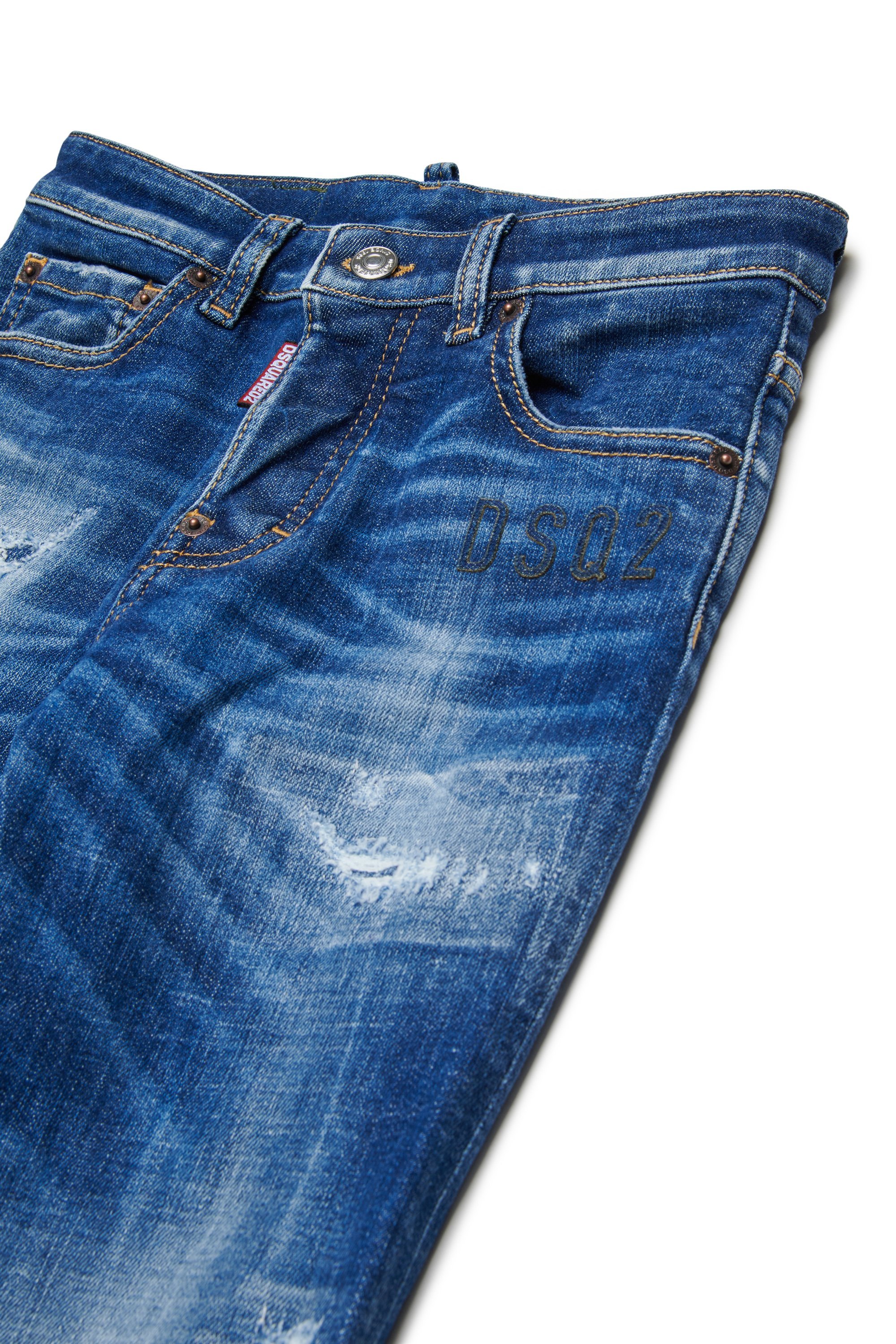 Calça jeans Dsquared2 UNISSEX - Corte reto - azul denim