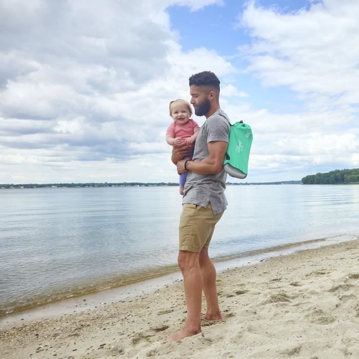 DISNEY BABY - LA SIRENETTA - Seggiolino auto pieghevole, portatile, leggero e facile da pulire, borsa per il trasporto inclusa.