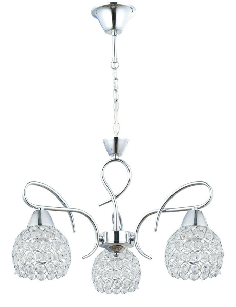 Żyrandol kryształowy wiszący Crystal 3xE27 lampa sufitowa