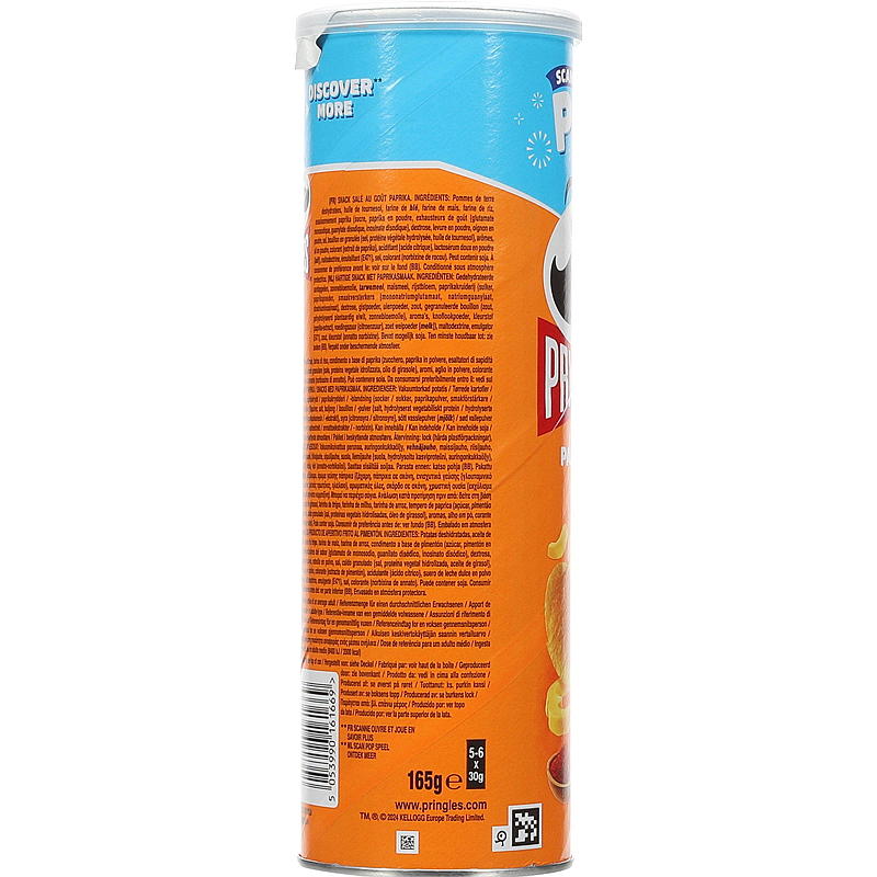 Pringles Pringles 165 g Paprikaa