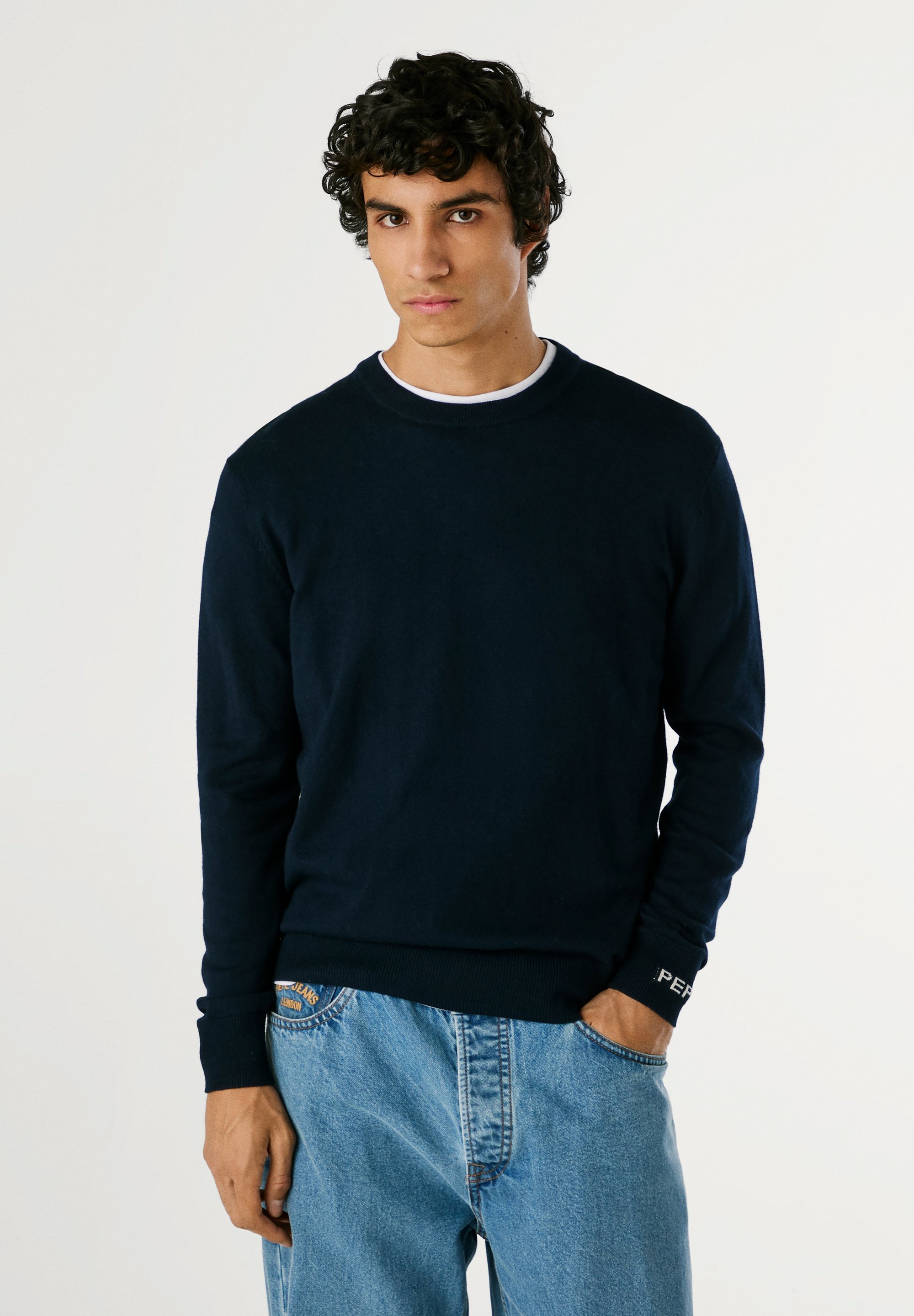 Pepe Jeans ANDRE CREW NECK - Pullover - Dulwichblau