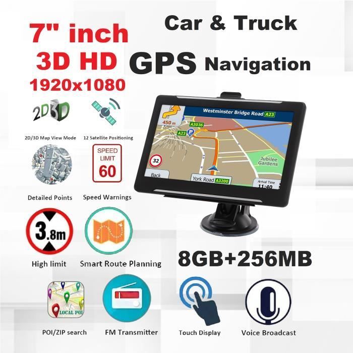 GPS-navigatie voor auto en vrachtwagen - HOMYL - 7-inch touchscreen - Navigatie in Zuid-Amerika