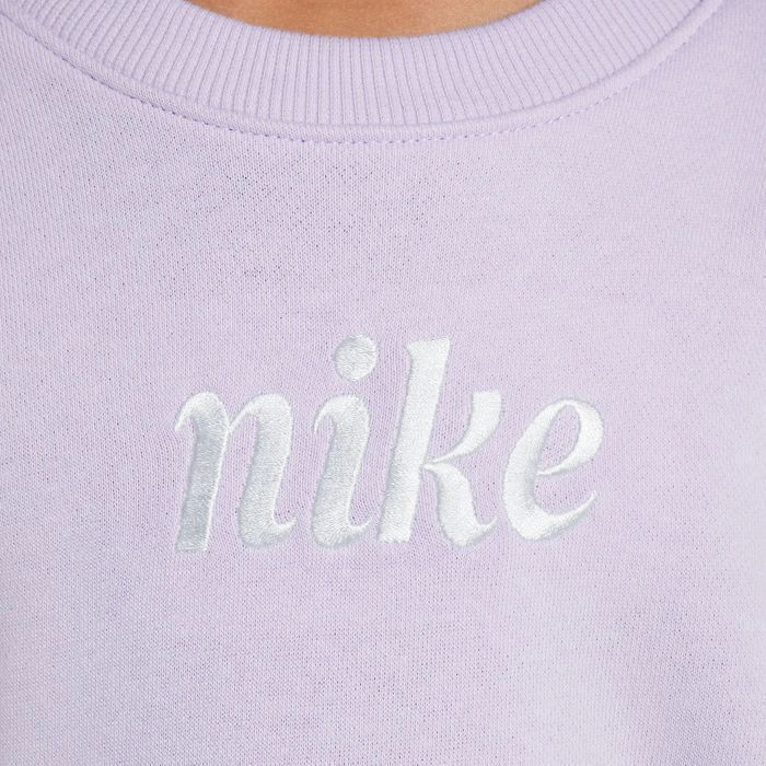 Chándal Nike Essentials de cuello redondo para niña, morado, 36M606-P6I
