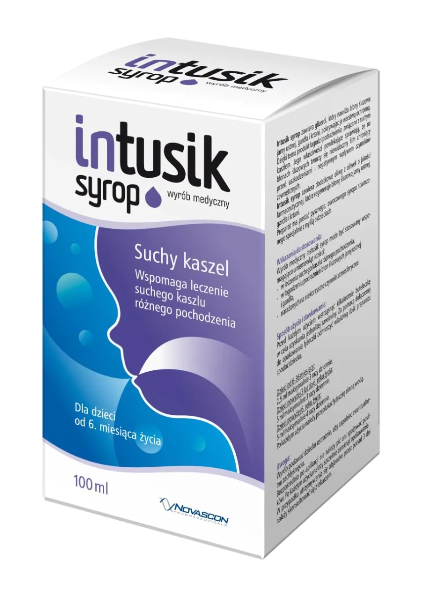 Intusik, Syrop na suchy kaszel, Dla dzieci od 6. miesiąca życia