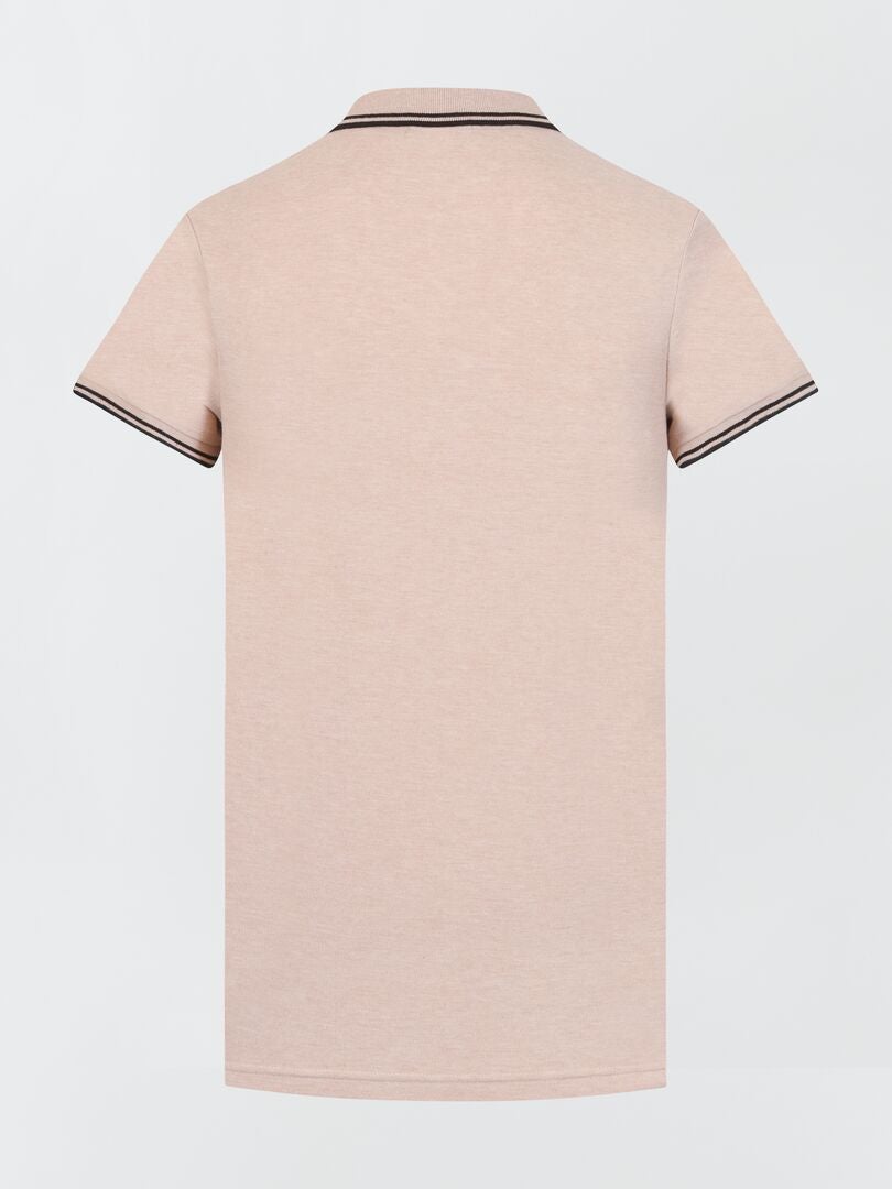 Umbro katoenen piqué poloshirt - bruin