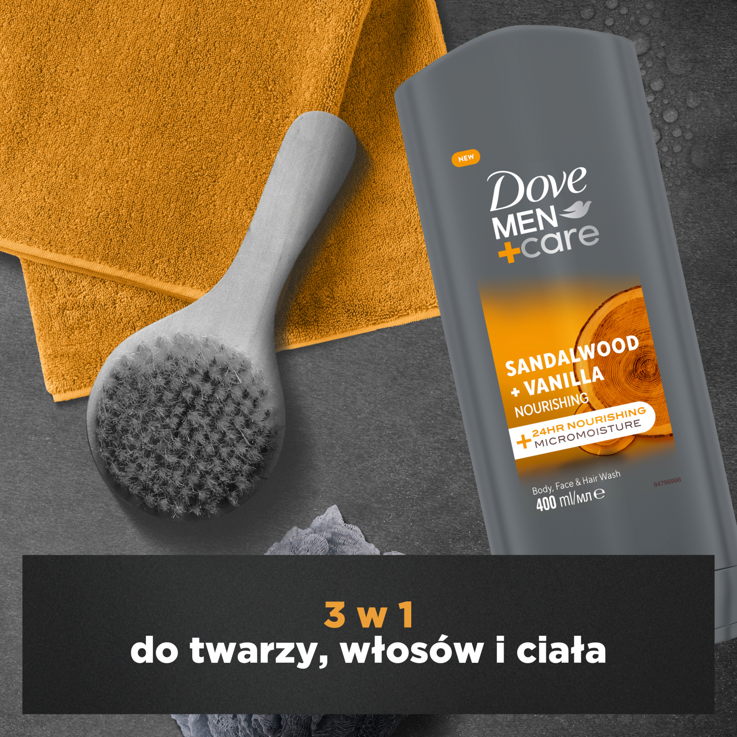 Dove Men+ Soin Santal + Vanille