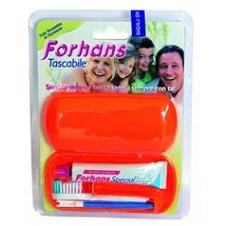 FORHANS Forhans Pocket Travel Kit Brosse à Dents + Dentifrice Spécial 12,5 ml