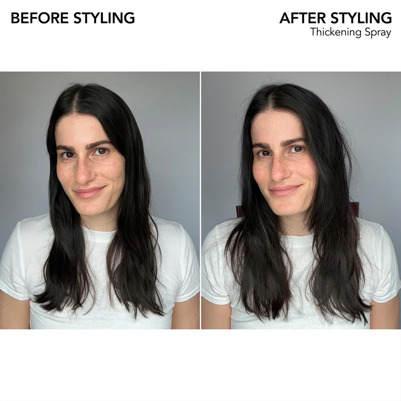 Bumble and bumble Thickening Spray, een volumegevende haarspray.