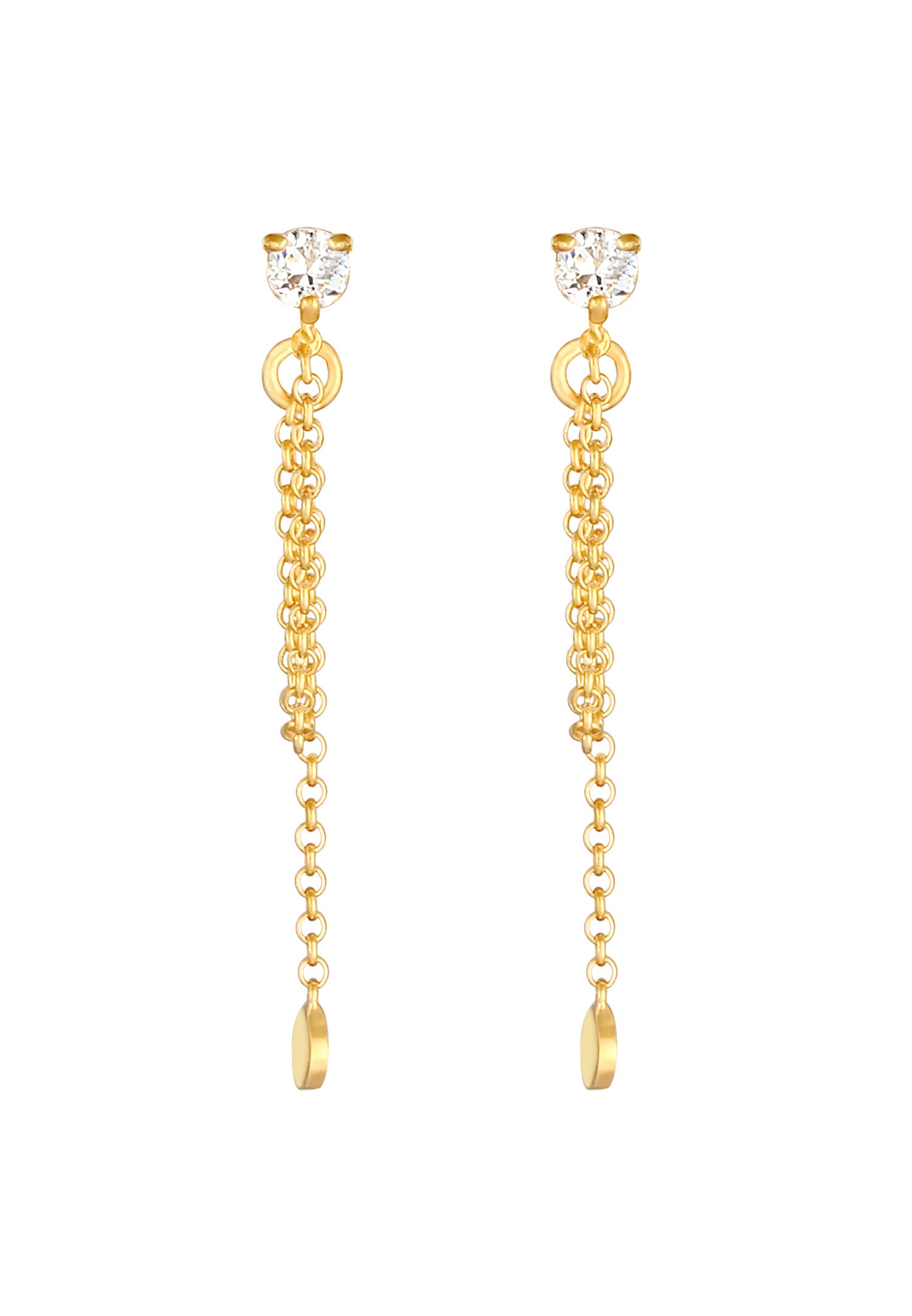 Elli Pour dames Chaîne Vintage avec cristaux en925/1000 argent massif