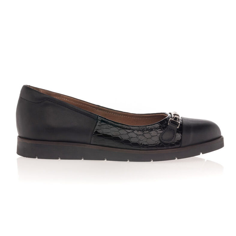 Bailarinas negras para mujer / Zapatos tipo Mary Jane