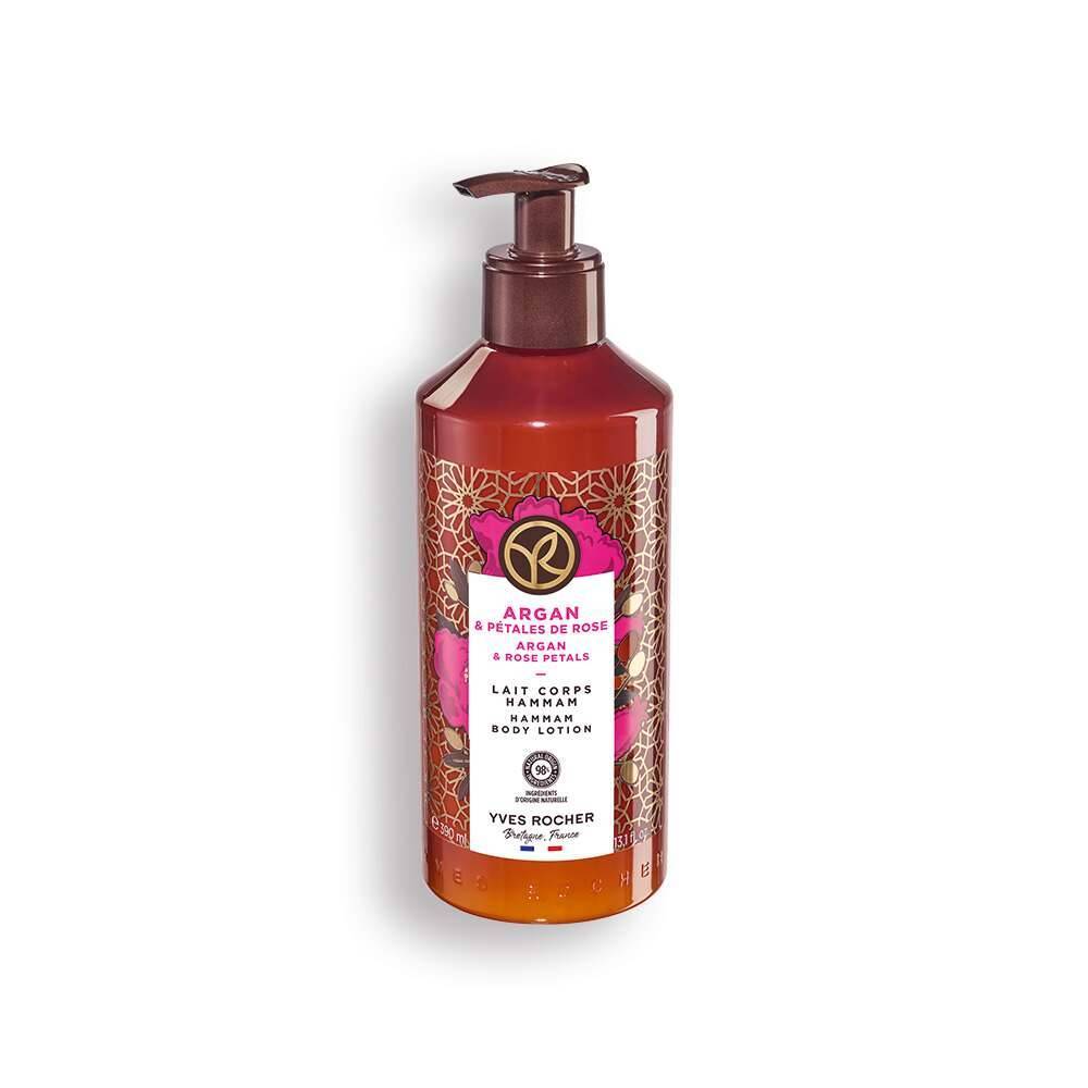 Loção Corporal de Argan e Pétalas de Rosa