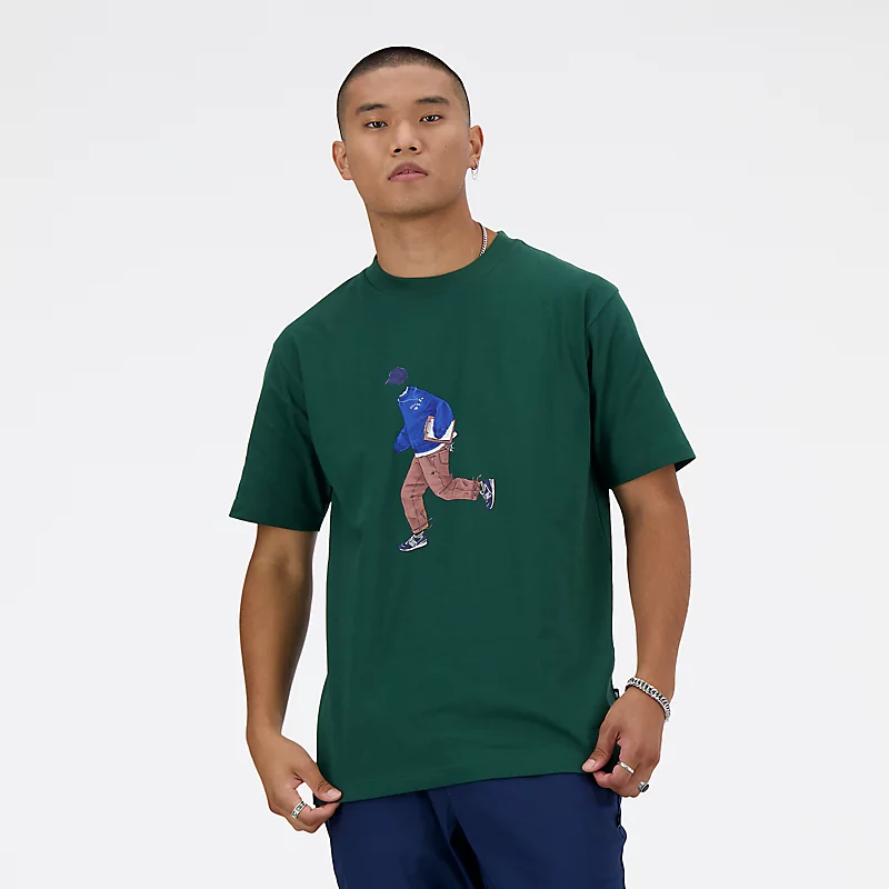 Tricou sport bărbătesc în stil sportiv - NIGHTWATCH GREEN