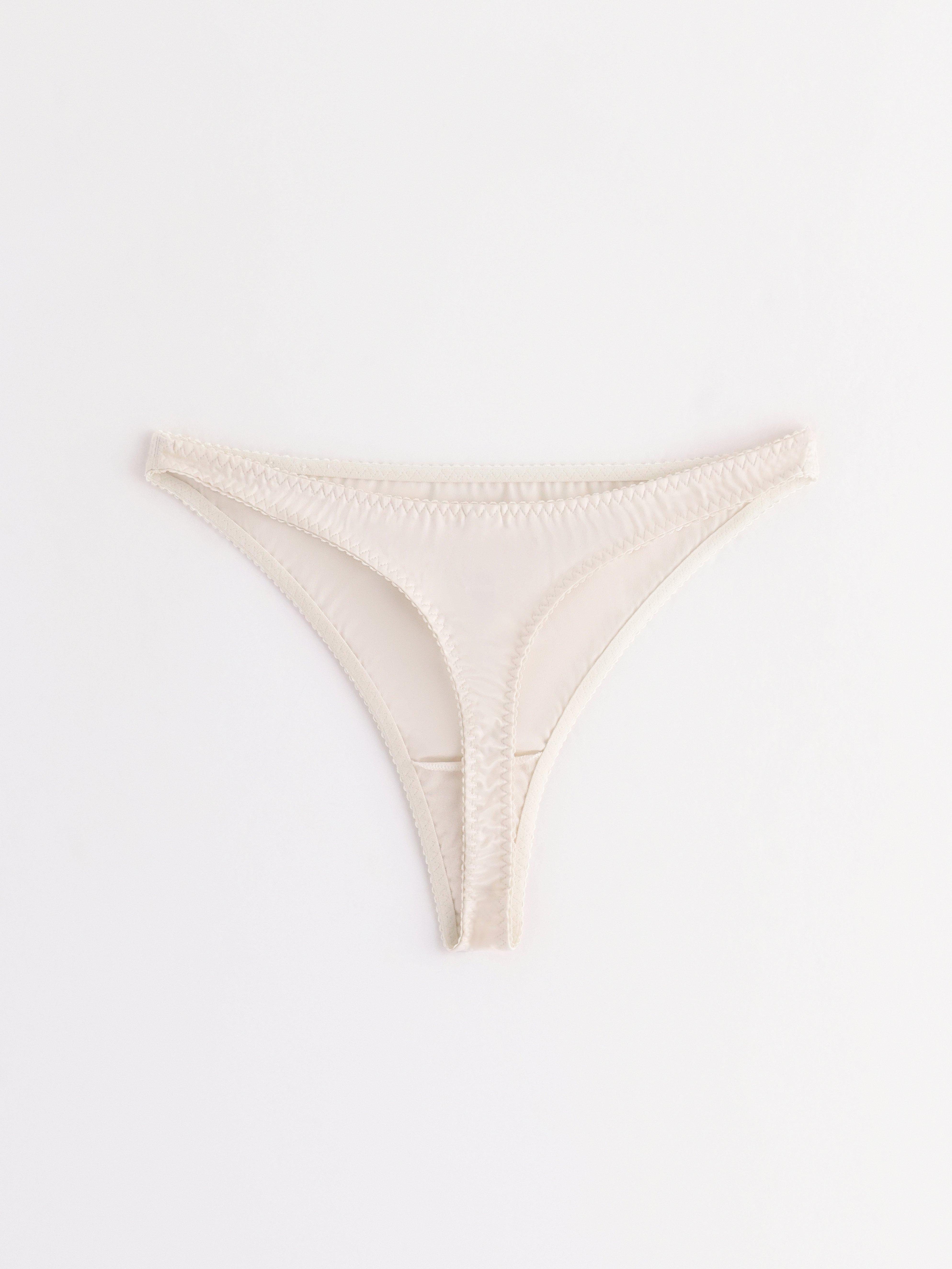 ella m – tanga blanco claro