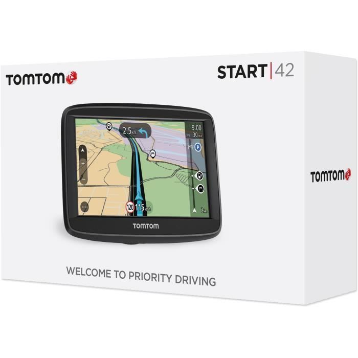 GPS para coche TomTom Start 42 - Mapas de Europa (49 países) - Pantalla de 4,3 pulgadas
