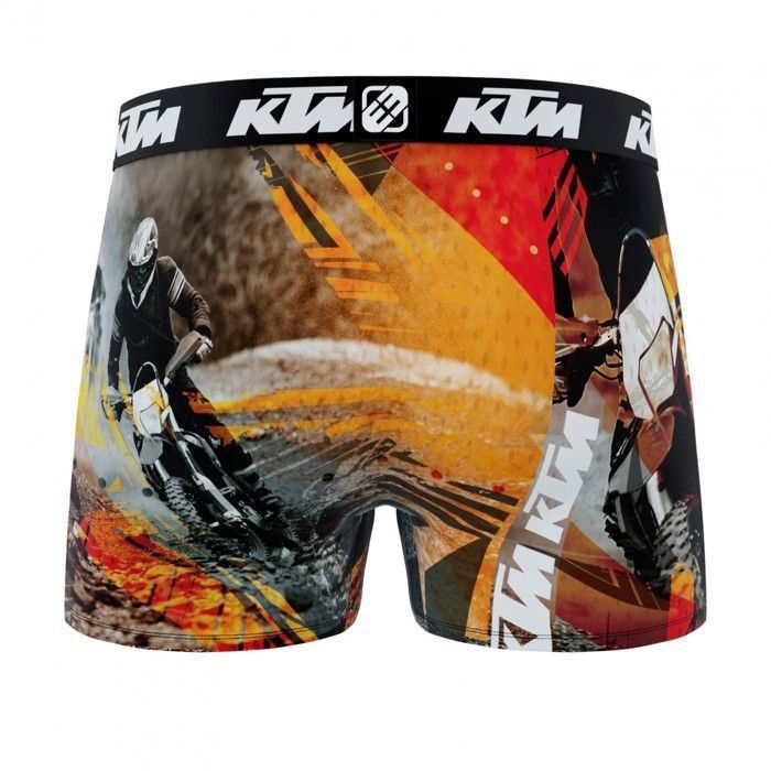 KTM Men's Boxer Shorts, Men's Underwear - Black (Pack of 4)