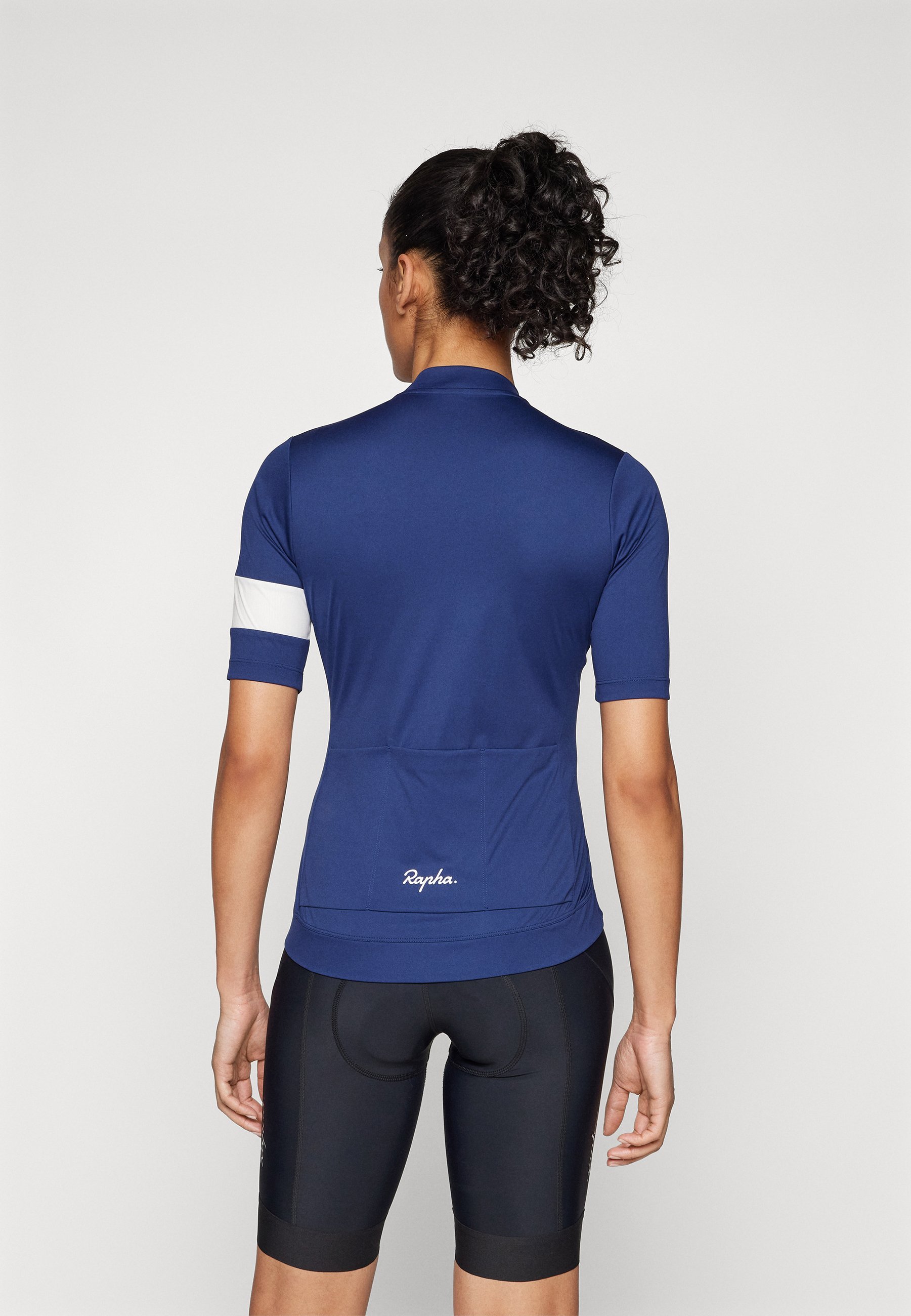 Rapha WOMENS CORE - Sykkeltrøye - blå/hvit stripe