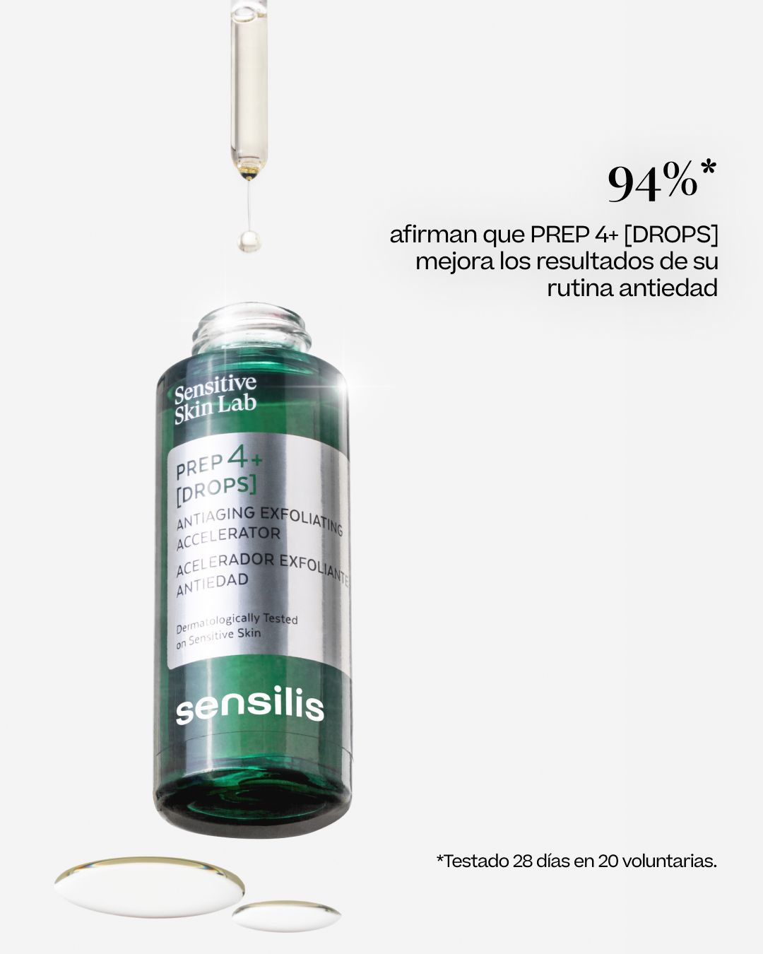 „Prep4 Drops“ senėjimą stabdantis šveičiamasis greitintuvas Veido kosmetika iš vaistinės