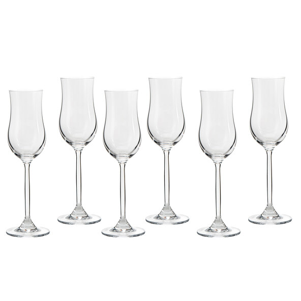 Grappa glazen voor dagelijks gebruik, 120 ml, set van 6