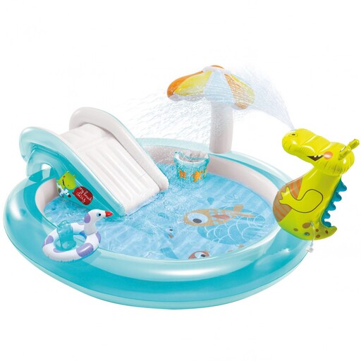 Centro de atividades Intex Crocodilo com escorregador