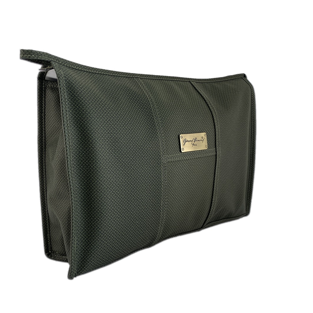 Trousse de toilette Gérard Brinard, vert bois gris - 1 pièce