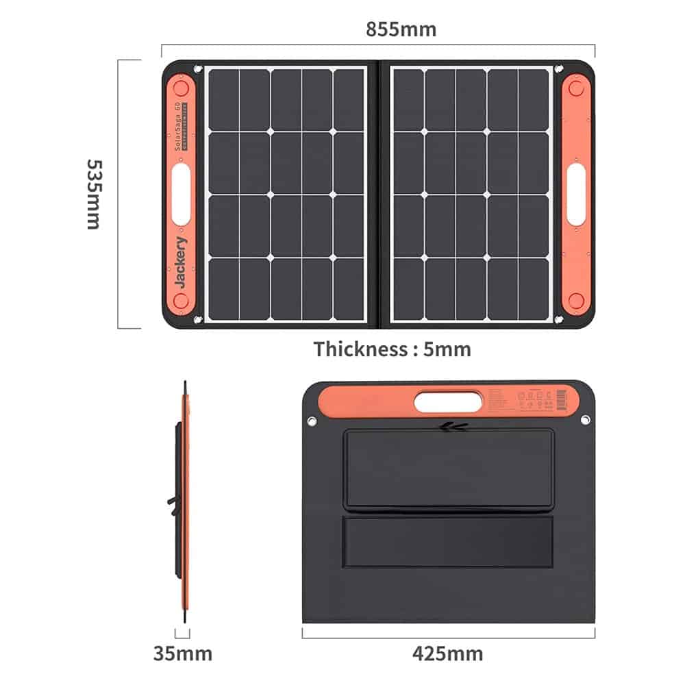 Jackery SolarSaga 60W solcellepanel