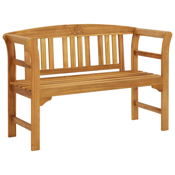 Ławka ogrodowa Brąz 114 cm Drewno akacjowe vidaXL
