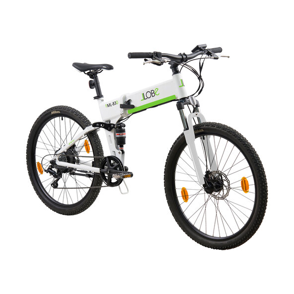 Bicicletă electrică pliabilă de munte, 27,5 inch, FML 830, albă