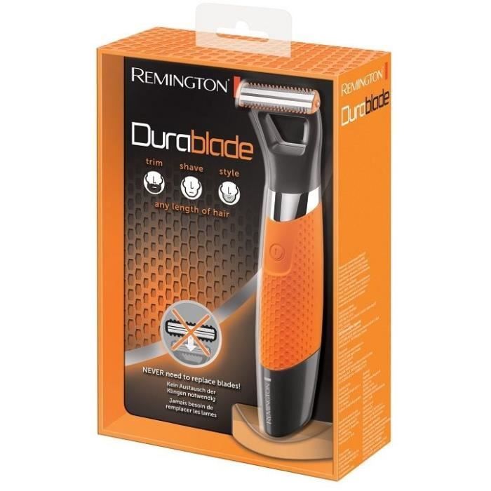 Durablade Waterproof Beard Trimmer - REMINGTON MB050 - 4 Cutting Guides - Lithium Battery