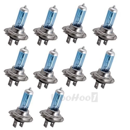 Lot 10x H7 Ampoule Lampe Phare Blanc 12V 100W 6500K Xénon - HAPPYHOMY - Pour Voiture Auto