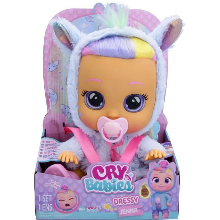 Bambola Cry Babies Dressy Jenna - Bambola che piange con lacrime vere - IMC TOYS