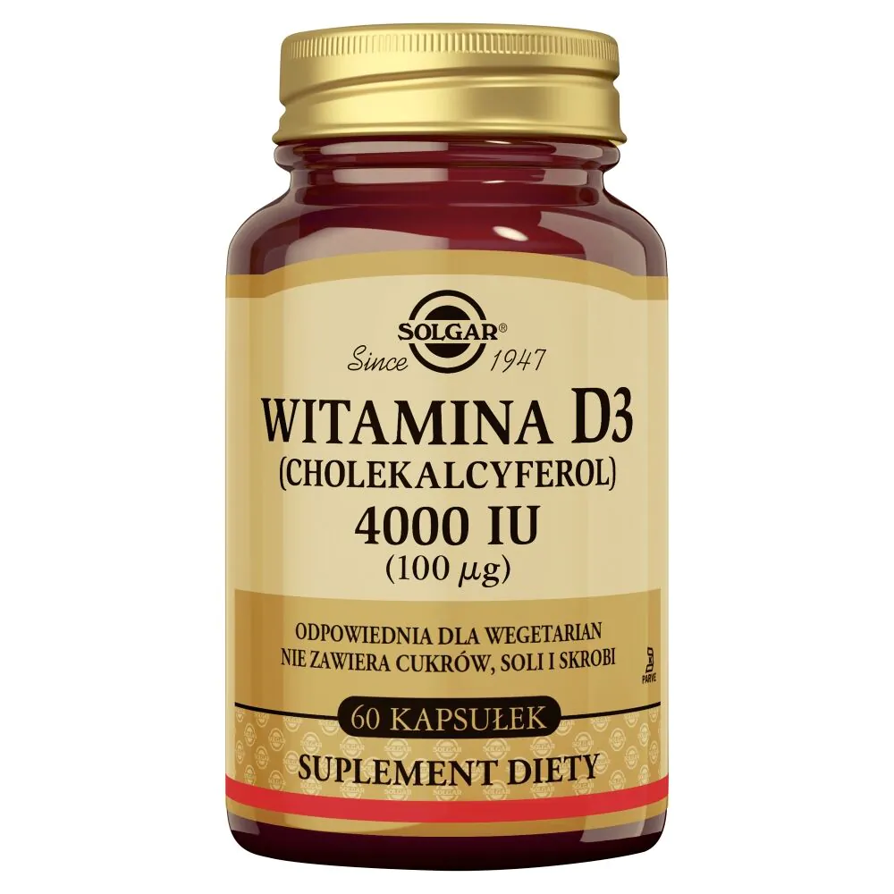 Solgar Witamina D3 4000 IU kapsułki
