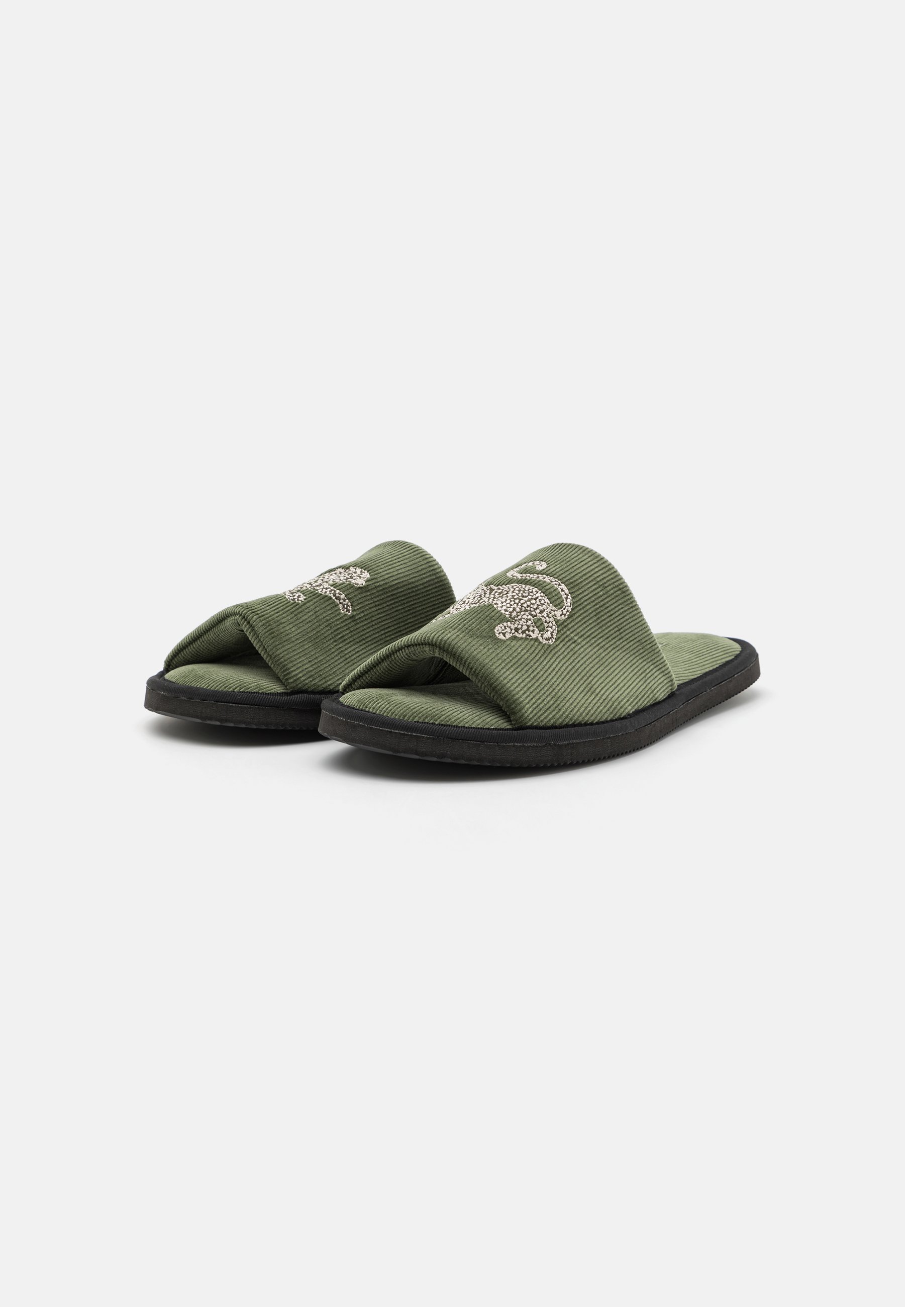 Desmond & Dempsey SLIDE UNISEX - Slippers - groen
