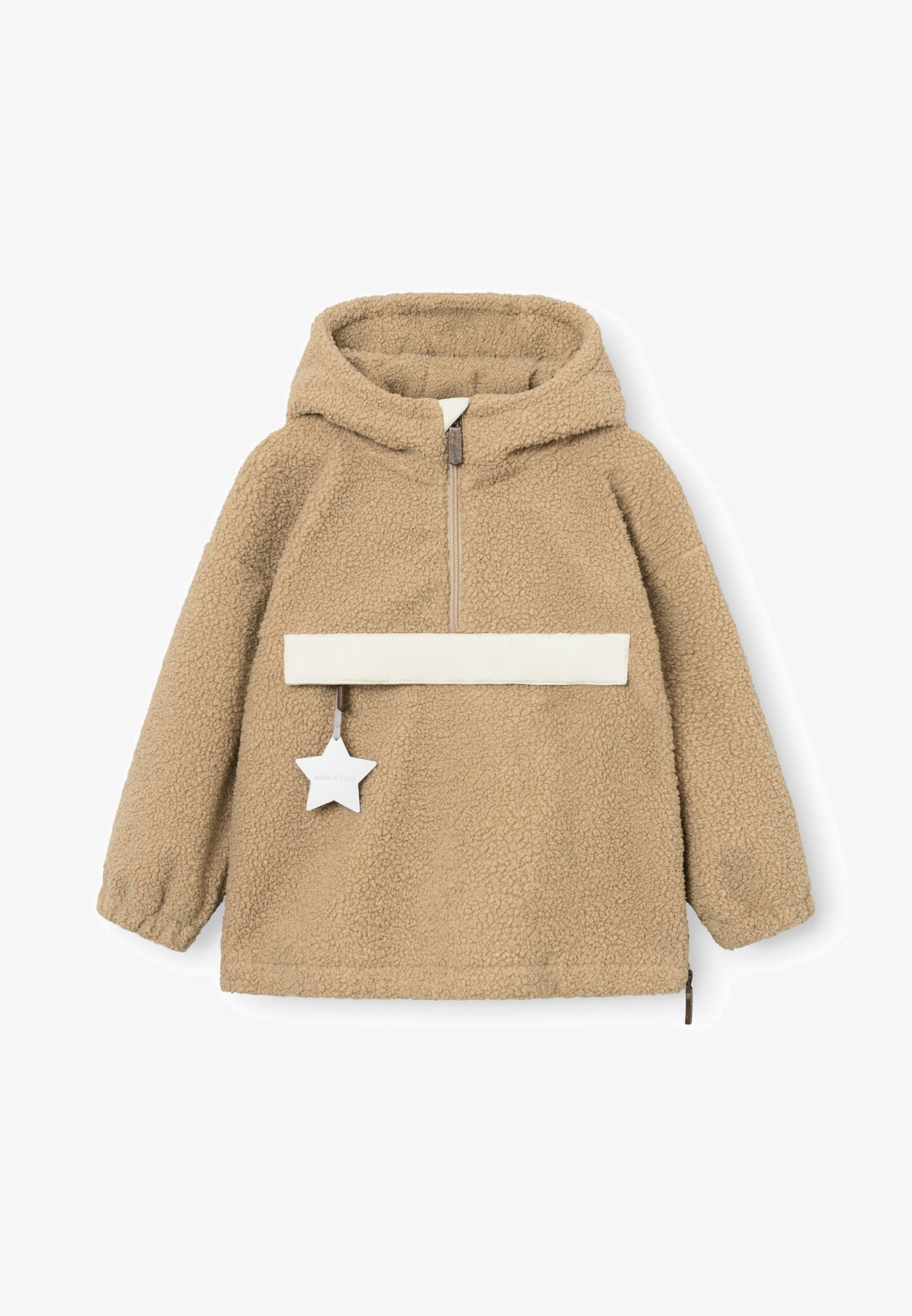 MINI A TURE MATARMAN UNISEX - Felpa con cappuccio - travertino beige