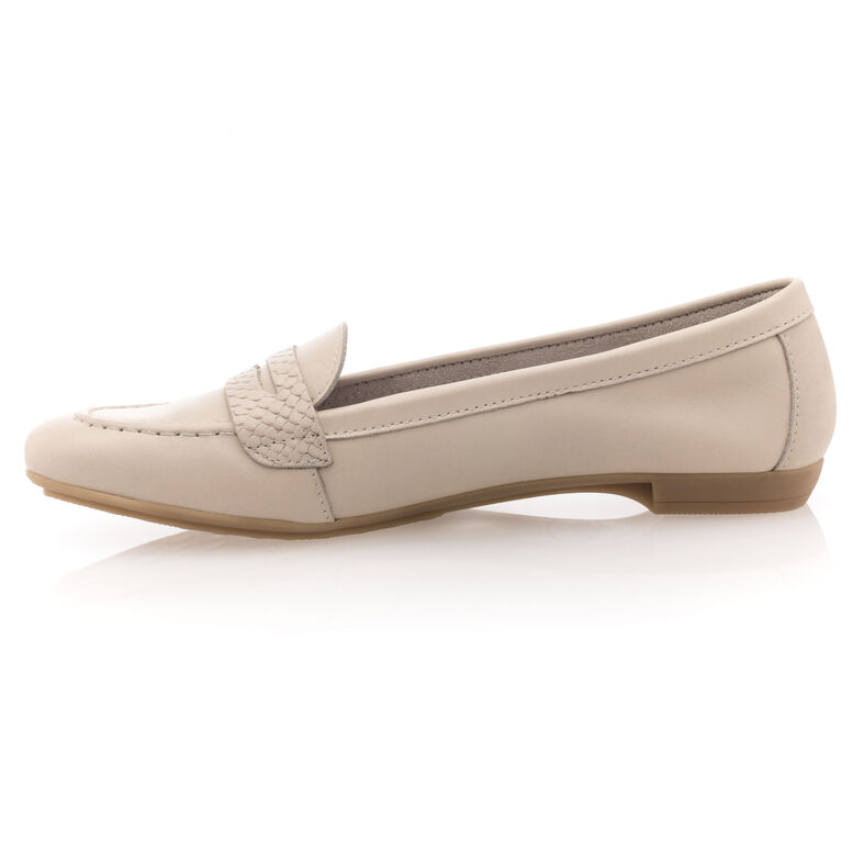 Beige Damen-Loafer/Bootsschuhe