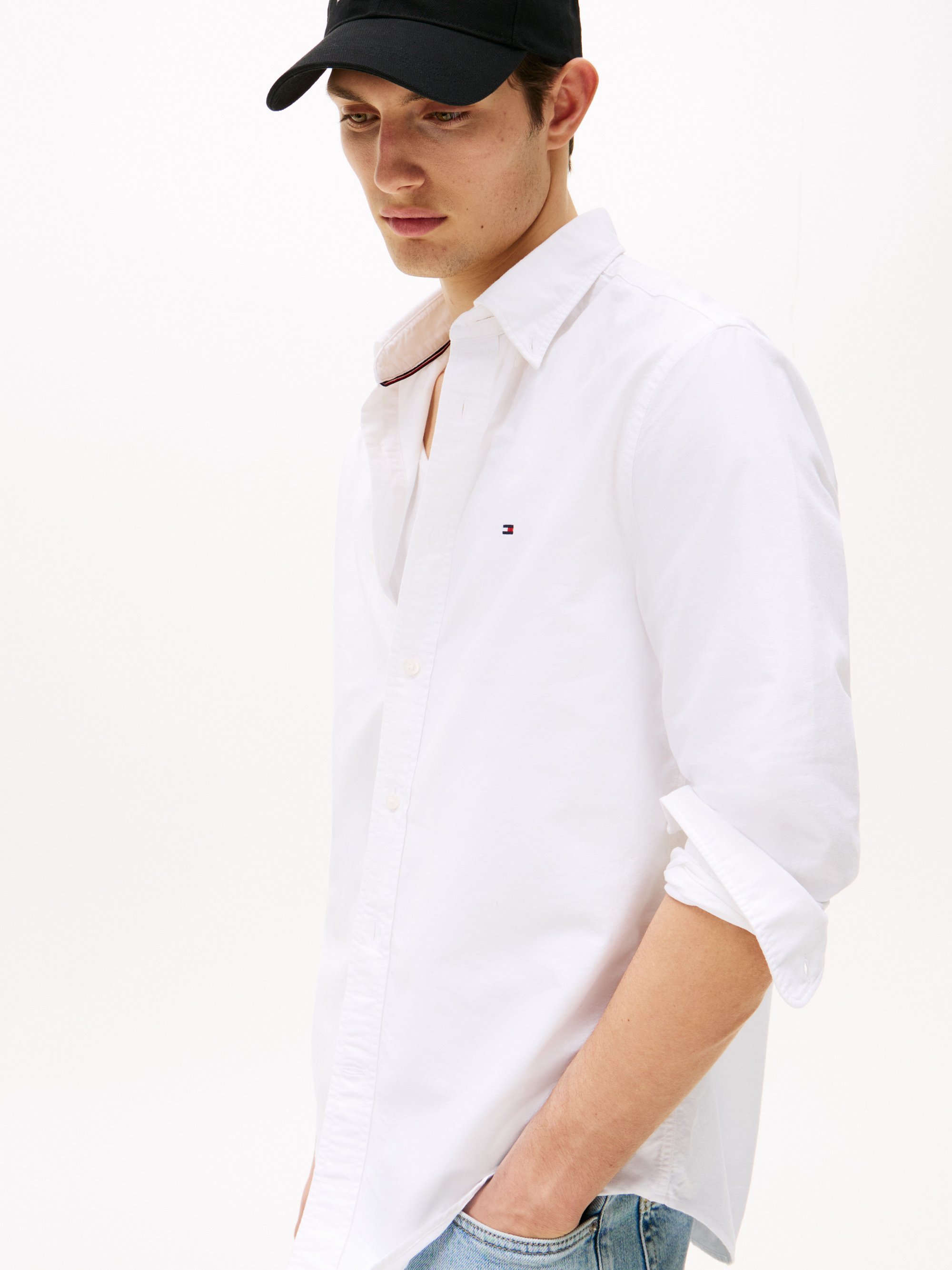 Tommy Hilfiger SOLID HERITAGE - Shirt - wit