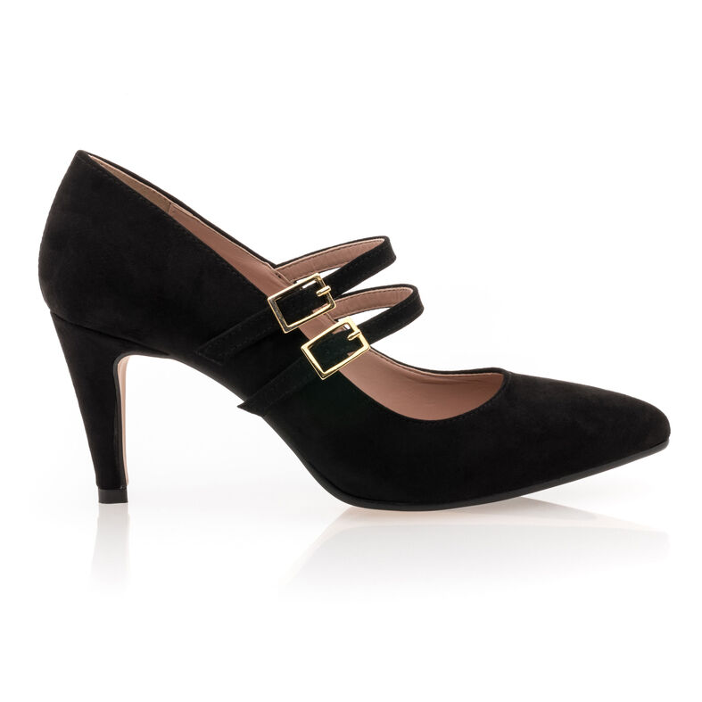 Svarte pumps til dame
