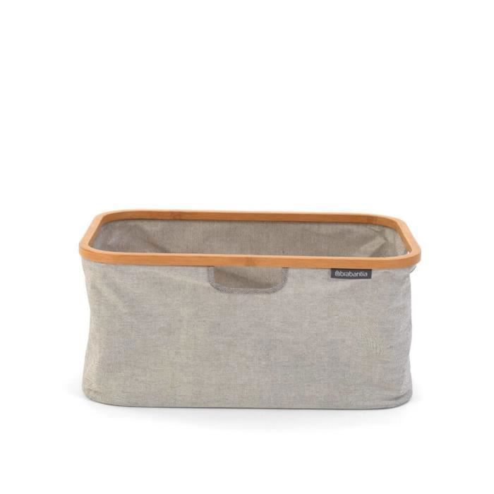 Panier à linge - Brabantia - 118180 - 40 L - Rectangulaire - Lavable en machine