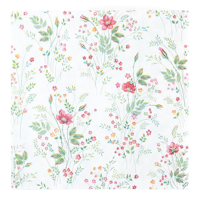 Serviettes de table Vie Home, paquet de 20, 33 x 33 cm, fin d'été