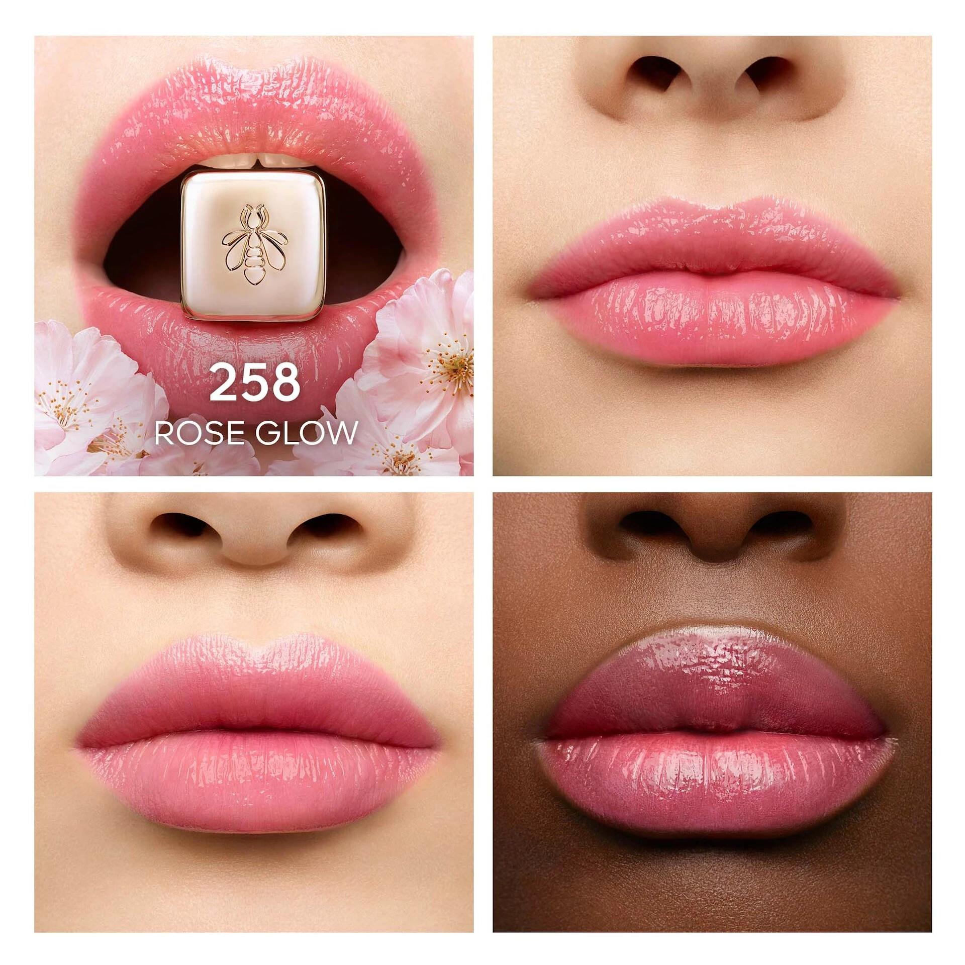 KissKiss Bee Glow balzam za usne 258 Ružičasti sjaj - GUERLAIN