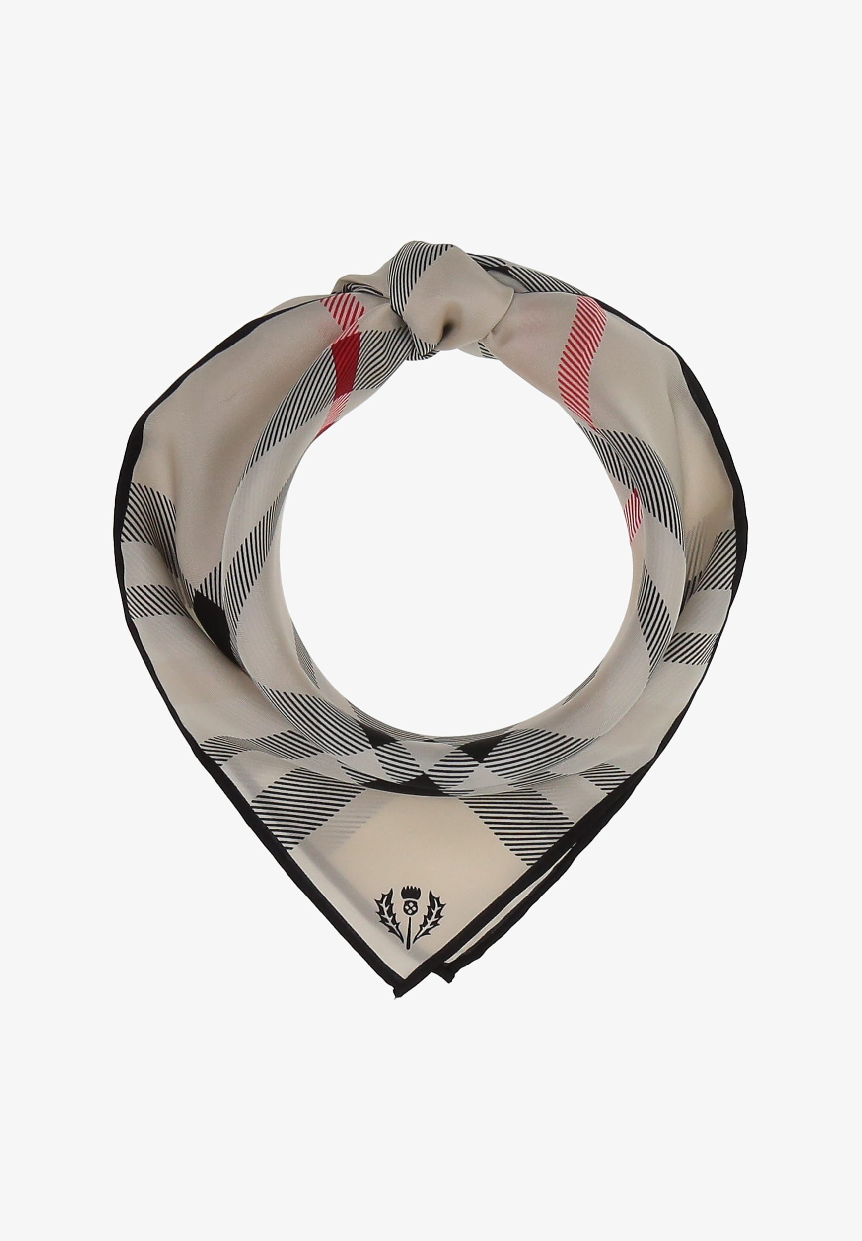 FRAAS PLAID KARO NICKI - Foulard - creme de manteiga