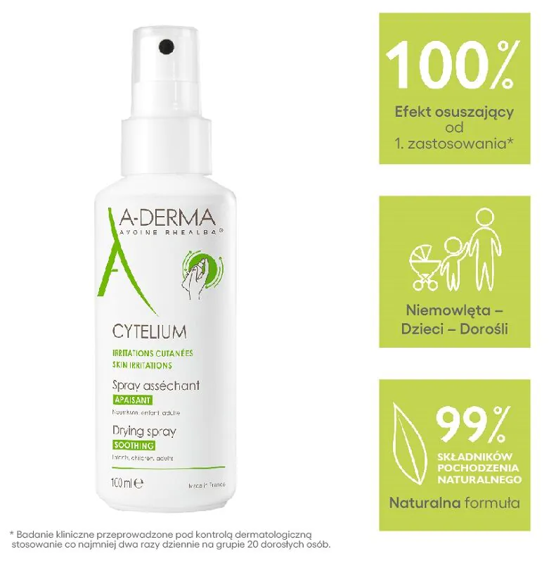 A-Derma Cytelium Spray osuszający
