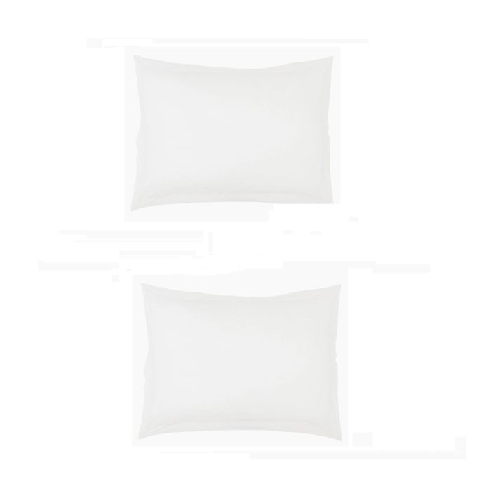 Set di 2 federe bianche 63x63 - Bianco - Morbidezza all'interno
