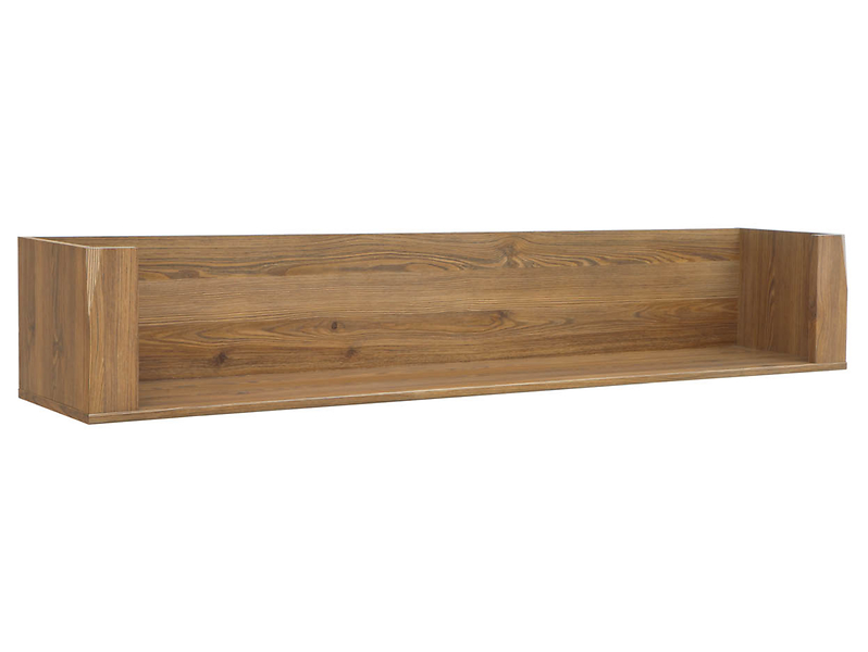 Półka ścienna Bergen 156 cm modrzew sibiu złoty