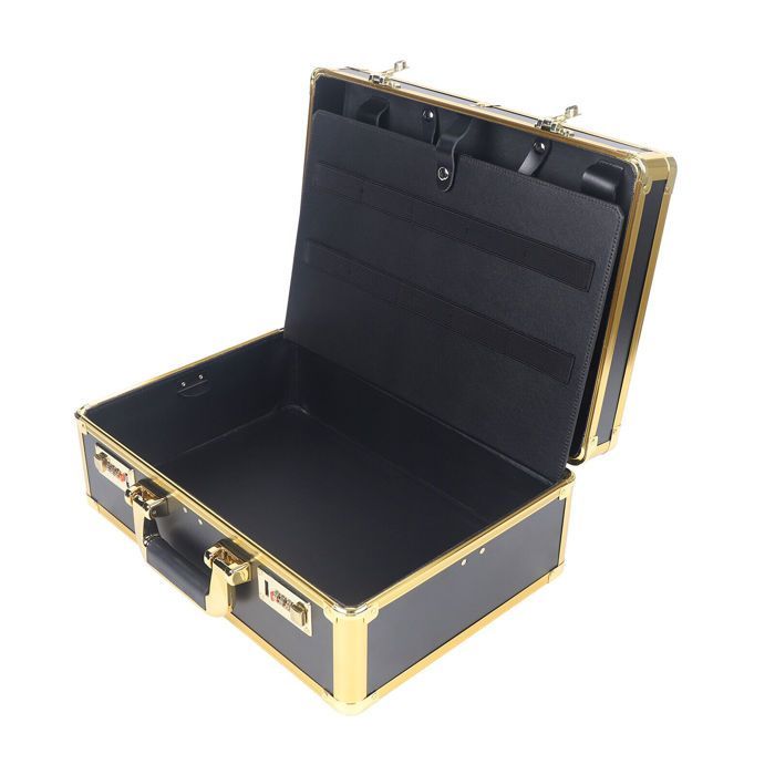 Caja de herramientas portátil para peluquería, estuche grande para herramientas de peluquería, caja de herramientas con cerradura de combinación, organizador de herramientas.