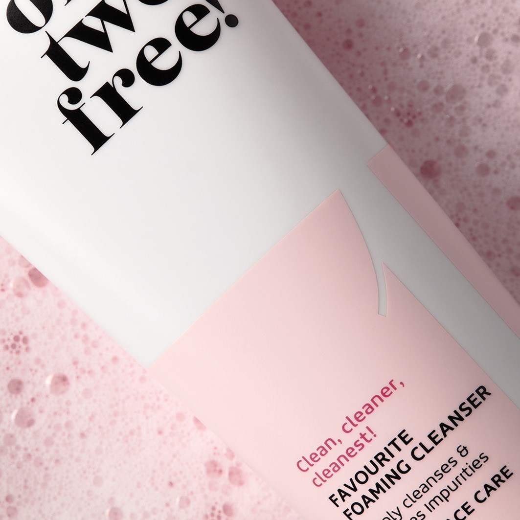 one.two.free! Obľúbený penivý čistiaci prostriedok na tvár – 30 ml