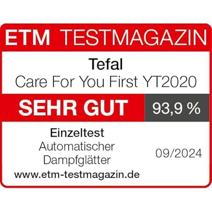 Défroisseur automatique - TEFAL - YT2020 - 1500 Watt - Élimination des plis - Désinfection vapeur