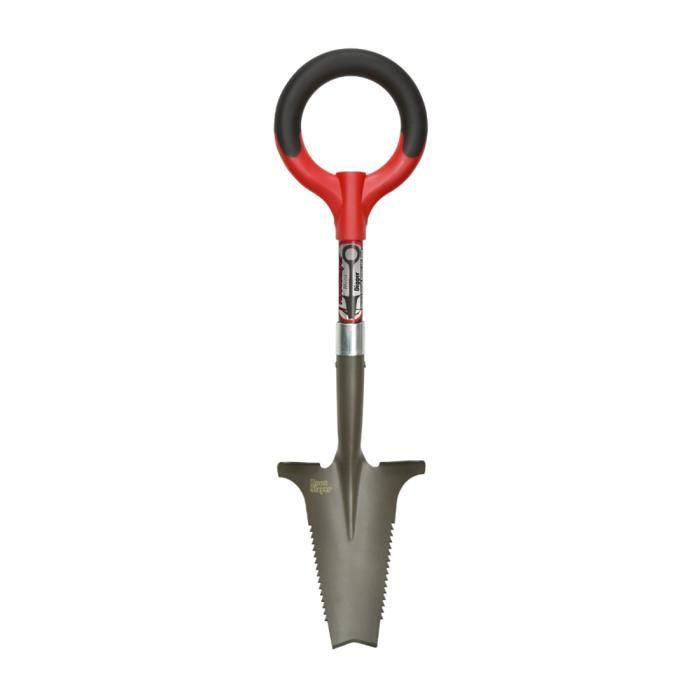 VENTEO – Miniexcavadora compacta para jardín | Herramienta multifuncional robusta de acero endurecido | Excavación versátil inspirada en herramientas profesionales