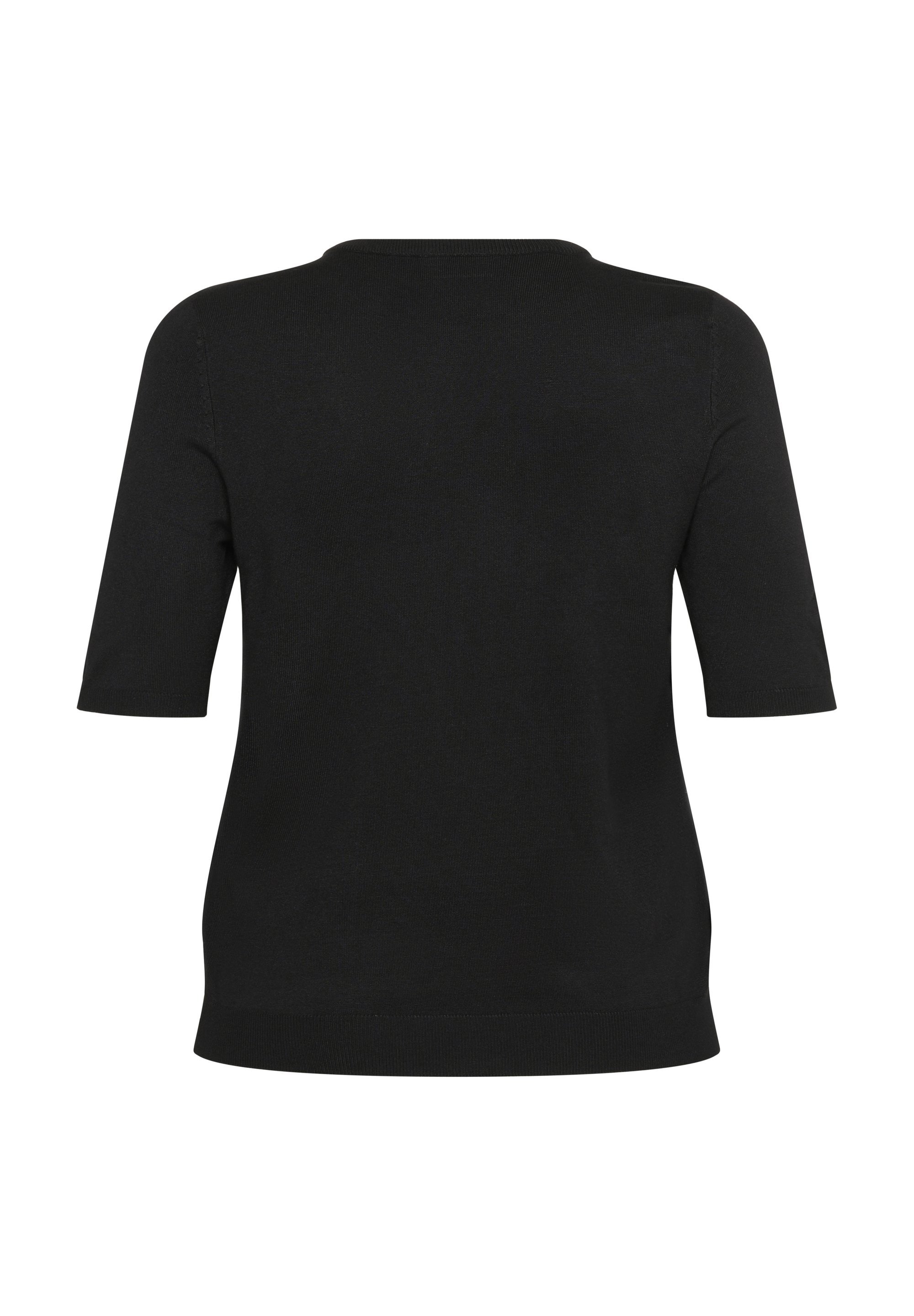 Kaffe Curve CARLA - Bedrucktes T-Shirt - Tiefschwarz