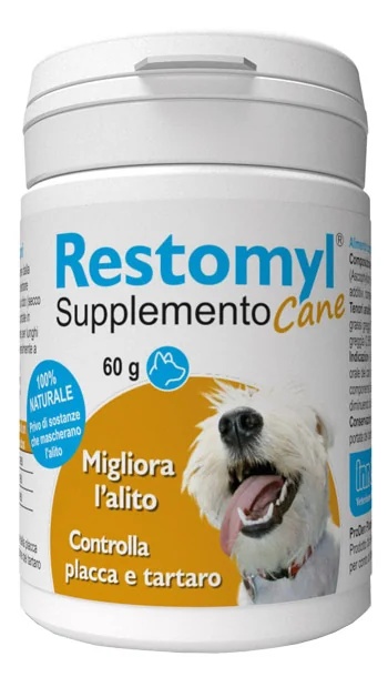 INNOVET Restomyl Voedingssupplement voor honden 60 g voor een goede mondgezondheid